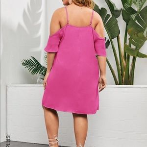 Shein Plus Size Off Shoulder Dress